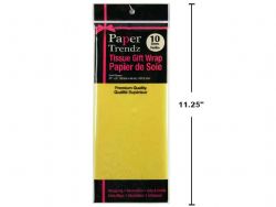 PAPIER DE SOIE JAUNE