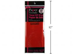 PAPIER DE SOIE ROUGE