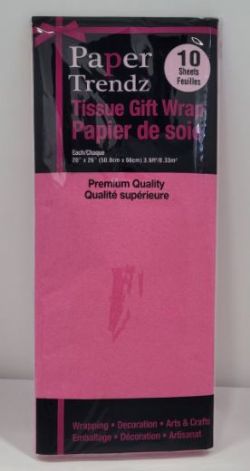 PAPIER DE SOIE ROSE FONCÉ