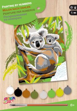 PEINTURE À NUMÉROS JUNIOR - KOALAS