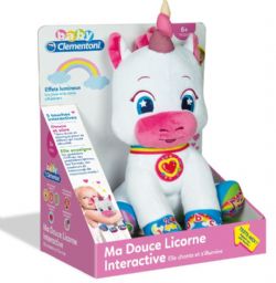 CLEMENTONI - MA DOUCE LICORNE INTERACTIVE EN PELUCHE