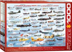 EUROGRAPHICS CASSE-TÊTE 1000 PCS - HISTOIRE DE L'AVIATION CANADIENNE