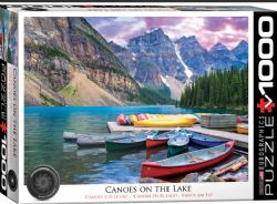 EUROGRAPHICS CASSE-TÊTE 1000 PCS - CANOËS SUR LE LAC (PHOTOGRAPHIE HDR)