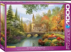 EUROGRAPHICS CASSE-TÊTE 1000 PIÈCES - ÉGLISE D'AUTOMNE (DOMINIC DAVISON)