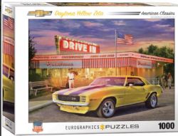 EUROGRAPHICS CASSE-TÊTE 1000 PIÈCES - DAYTONA YELLOW ZETA PAR NESTOR TAYLOR #6000-0986  
