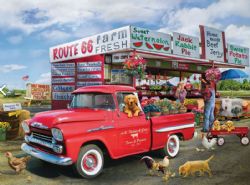 EUROGRAPHICS CASSE-TÊTE 1000 PIÈCES - LE CAMION APACHE (GREG GIORDANO)