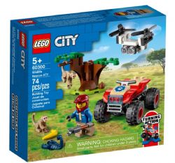 *** LEGO CITY - LE QUAD DE SAUVETAGE DES ANIMAUX SAUVAGE #60300