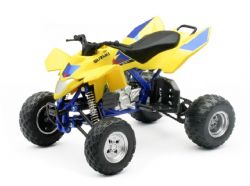 NEW-RAY QUATRE ROUES ATV SUZUKI JAUNE 1:12