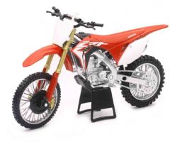 NEW-RAY - MOTOCROSS HONDA 1:12 ROUGE