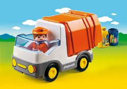 PLAYMOBIL 1-2-3 - CAMION À ORDURES #6774