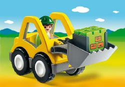 PLAYMOBIL 1-2-3 - CHARGEUR ET OUVRIER #6775