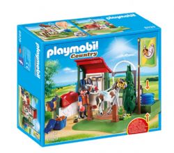 PLAYMOBIL COUNTRY - BOX DE LAVAGE POUR CHEVAUX #6929