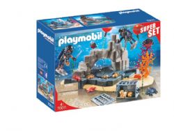 PLAYMOBIL - SUPER SET UNITE DE PLONGÉE SOUS-MARINE #70011