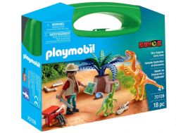 PLAYMOBIL DINOS - VALISETTE EXPLORATEUR ET DINOSAURES #70108