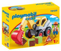 PLAYMOBIL 1-2-3 - PELLETEUSE #70125