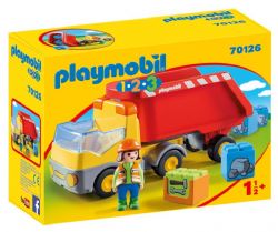 PLAYMOBIL 1-2-3 - CAMION BENNE #70126