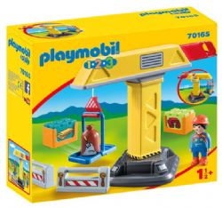 PLAYMOBIL 1-2-3 - GRUE DE CHANTIER #70165