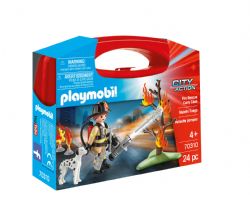 PLAYMOBIL CITY ACTION - VALISETTE POMPIER #70310