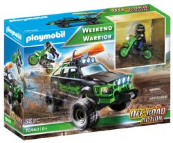 PLAYMOBIL OFF-ROAD ACTION - VÉHICULE TOUT-TERRAIN ET MOTO-CROSS #70460