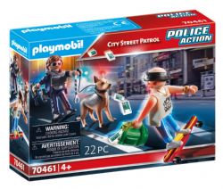 *** PLAYMOBIL - POLICIER AVEC CHIEN ET VOLEUR #70461