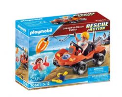 *** PLAYMOBIL - SECOURISTE AVEC VOITURETTE ET VACANCIER #70661