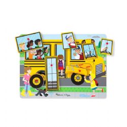 MELISSA AND DOUG - CASSE-TÊTE 6 PIÈCES AUTOBUS AVEC SON