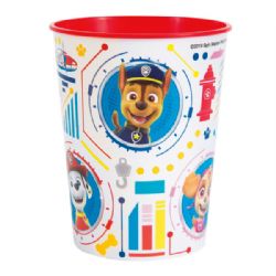 VERRE EN PLASTIQUE 16 OZ - MOTIFS DE LA PAT' PATROUILLE