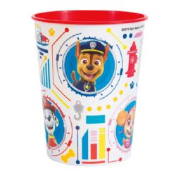 VERRE EN PLASTIQUE 16OZ AVEC MOTIFS DE LA PAT' PATROUILLE