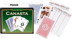 CANASTA - JEUX DE CARTES DOUBLES ET TABLETTE DE POINTAGE