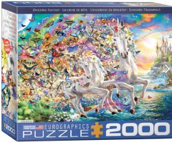 EUROGRAPHICS CASSE-TÊTE 2000 PIÈCES - LICORNES DE RÊVE (ADRIAN)