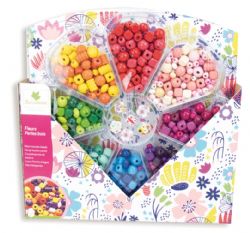 COFFRET FLEUR - PERLES BOIS