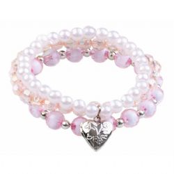 3 BRACELETS COEUR/ ARGENT ASST (ETAIT #84075-2)