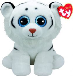 PELUCHE TY BEANIE BOOS - TUNDRA TIGRE BLANC MÉDIUM 13