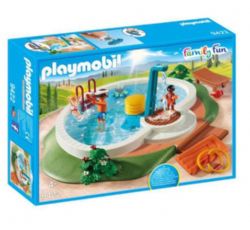 *** PLAYMOBIL - PISCINE AVEC DOUCHE #9422