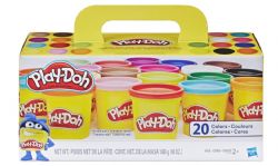 PLAY-DOH - SUPER ENSEMBLE COLORÉ 20 COULEURS