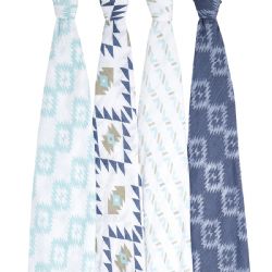 ASST. LANGE ADEN ET ANAÏS MOTIF BLEU ET BRUN