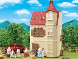 CALICO CRITTERS - MAISON AU TOÎT ROUGE EN FORME DE TOUR