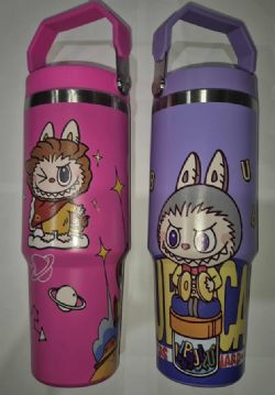 Baagl Gourde Pour Enfants Avec Paille Pour Garçons Et Filles, Bouteille