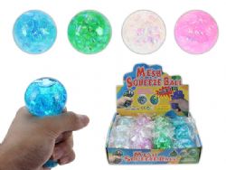 SQUISHY BALLE BRILLANTE 65MM ASST