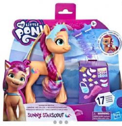 MY LITTLE PONY - NOUVELLE GÉNÉRATION - CRINIÈRE ARC-EN-CIEL SUNNY STARSCOUT