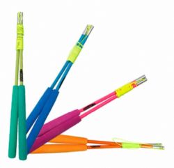 BAGUETTES DE DIABOLO SUPERGLASS (FIBRE DE VERRE) ASST
