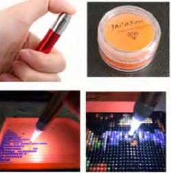 KIT STYLET LUMINEUX ROUGE ET CIRE PARFUMÉE