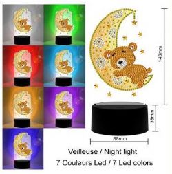 JACAROU - LAMPE DE TABLE LED D'OURS-LUNE