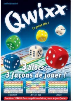 JEU QWIXX RECHARGE - LE GRAND MIX (240
FICHES)