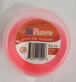 PUTTY THÉRAPEUTIQUE ROUGE (RÉSISTANCE FAIBLE)