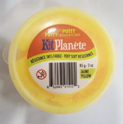 PUTTY THÉRAPEUTIQUE JAUNE (RÉSISTANCE TRÈS FAIBLE)