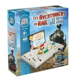 JEU LOGIQUEST - LES AVENTURIERS DU RAIL - LE DEFI DES LOCOS (FR)