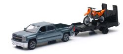 NEW-RAY - 1:43 PICK-UP CHEVROLET AVEC MOTOCROSS