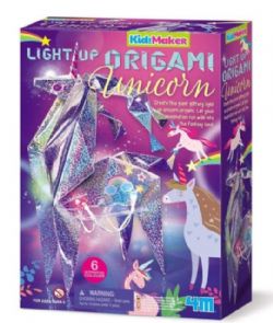 ORIGAMI LICORNE LUMINEUSE HOLOGRAPHIQUE