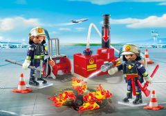 *** PLAYMOBIL CITY - POMPIERS AVEC MATÉRIEL D'INCENDIE #5397